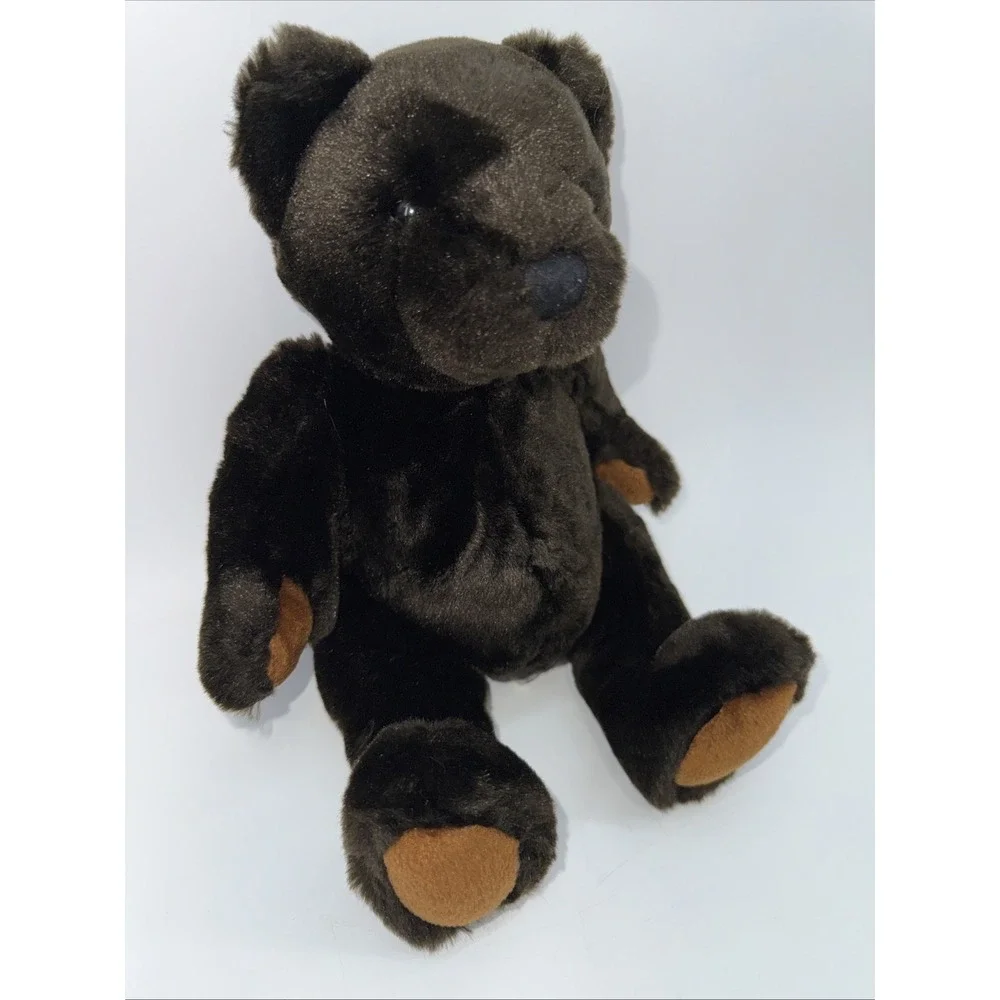 Velvete by Greek Dark‎ Brown Stuffed Plush Teddy Bear Nice And Soft Realistic